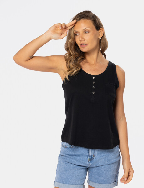 MUSCULOSA LISA Negro