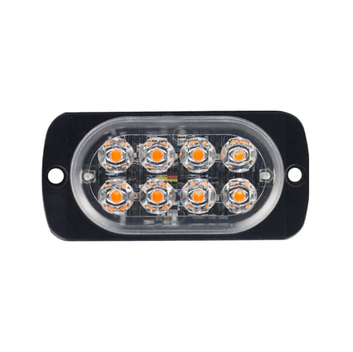 SEÑALIZACION - MINI BARRAL 8 LED 10-30V 86X41MM ROJO - 