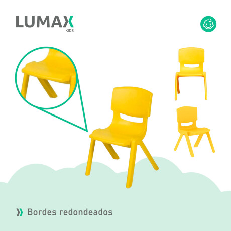 Silla para niños en plástico inyectado colores Amarillo