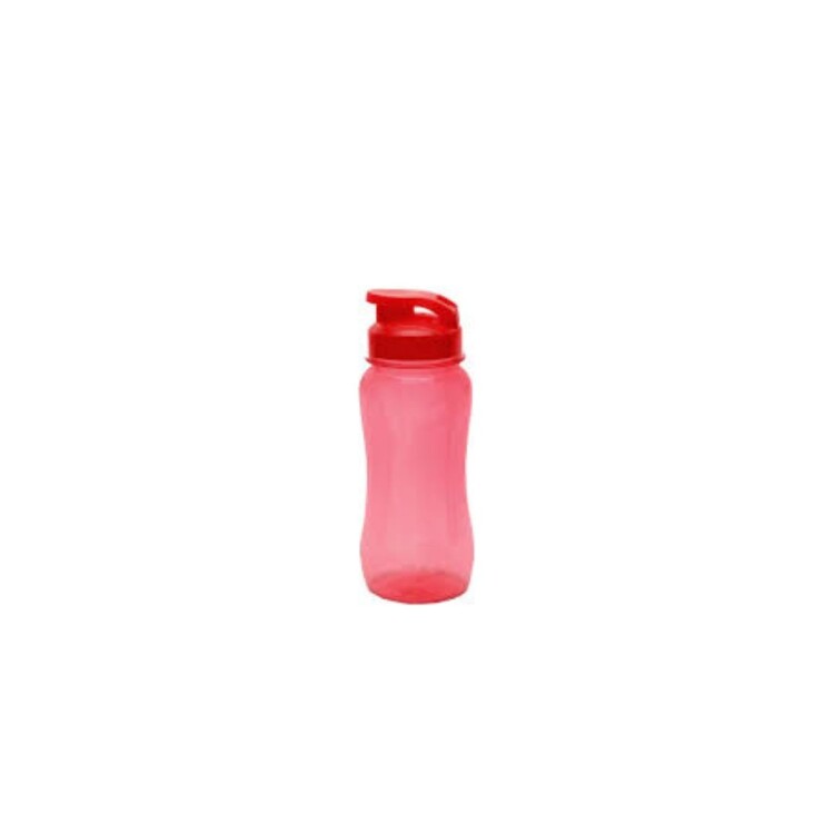 BOTELLA PLASTICO 500ML ROJO