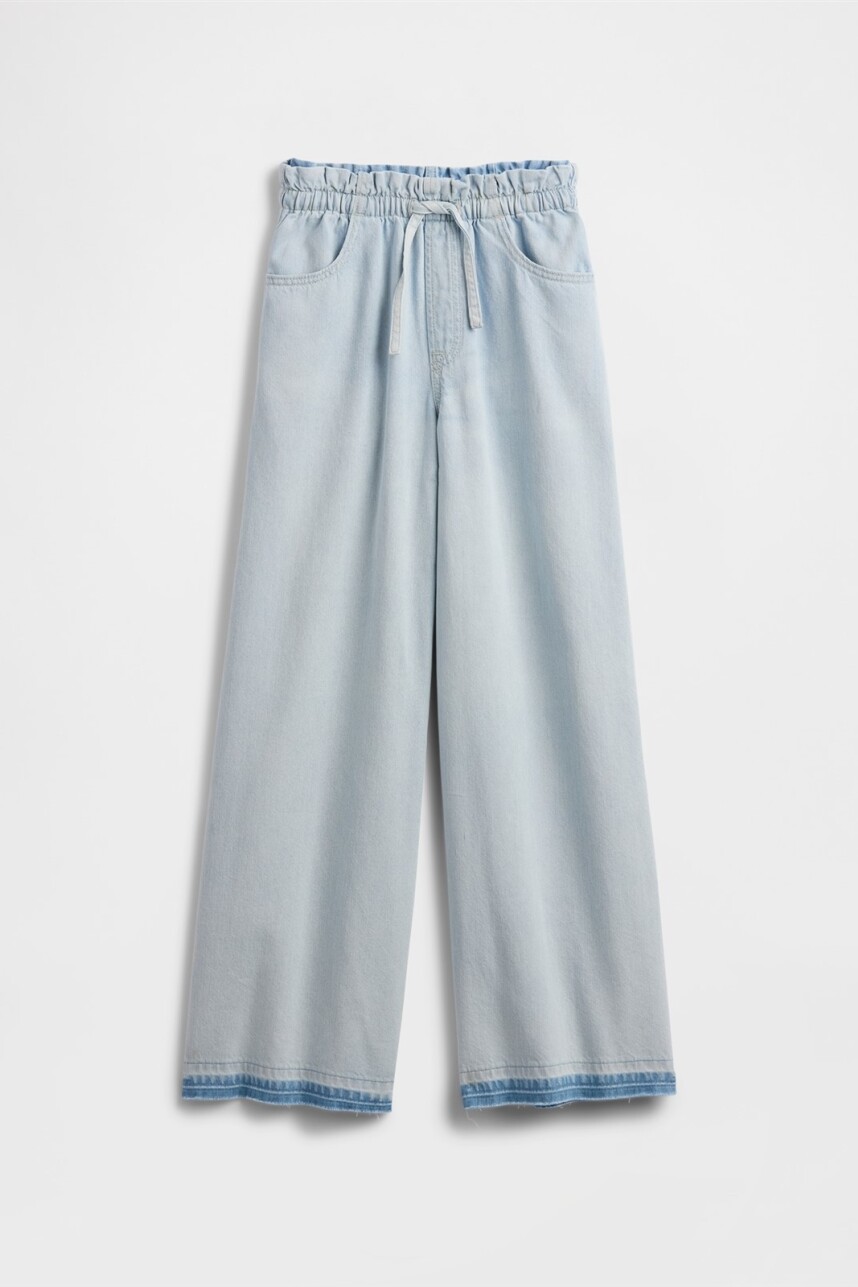 Jean Baggy Niña Light Wash