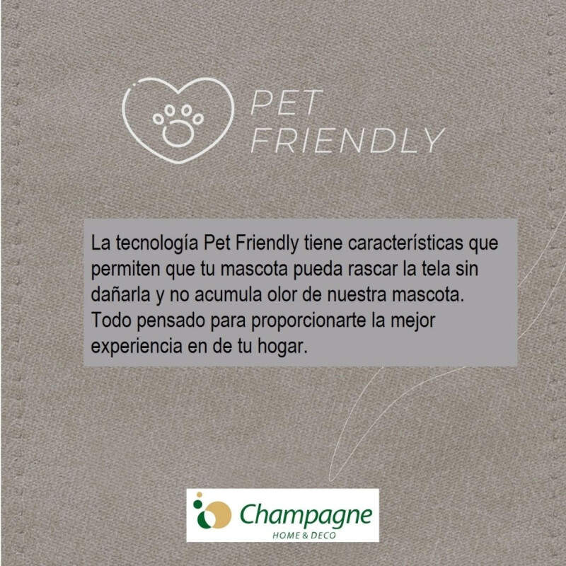 SOFA 3 CUERPOS - TELA PET FRIENDLY BEIGE SOFA 3 CUERPOS - TELA PET FRIENDLY BEIGE