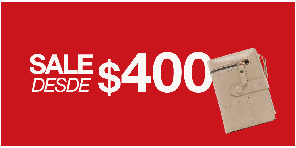 Sale desde $400