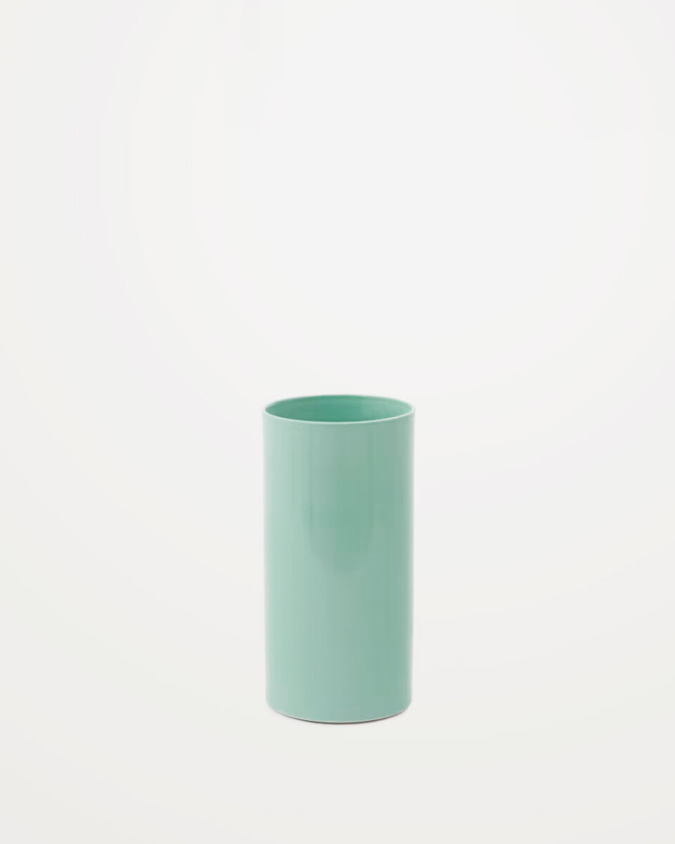 Jarrón de cerámica Elova - turquesa 24cm 