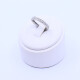 Anillo sin fin oro 18k con brillantes engarzado en granito. Anillo sin fin oro 18k con brillantes engarzado en granito.