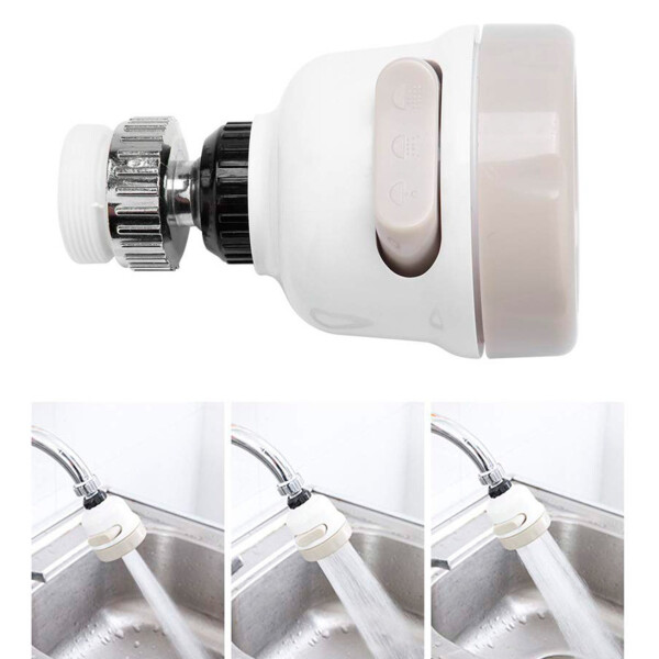 Difusor Flexible Puntero De Grifos 3 Funciones Rotación 360° Difusor Flexible Puntero De Grifos 3 Funciones Rotación 360°