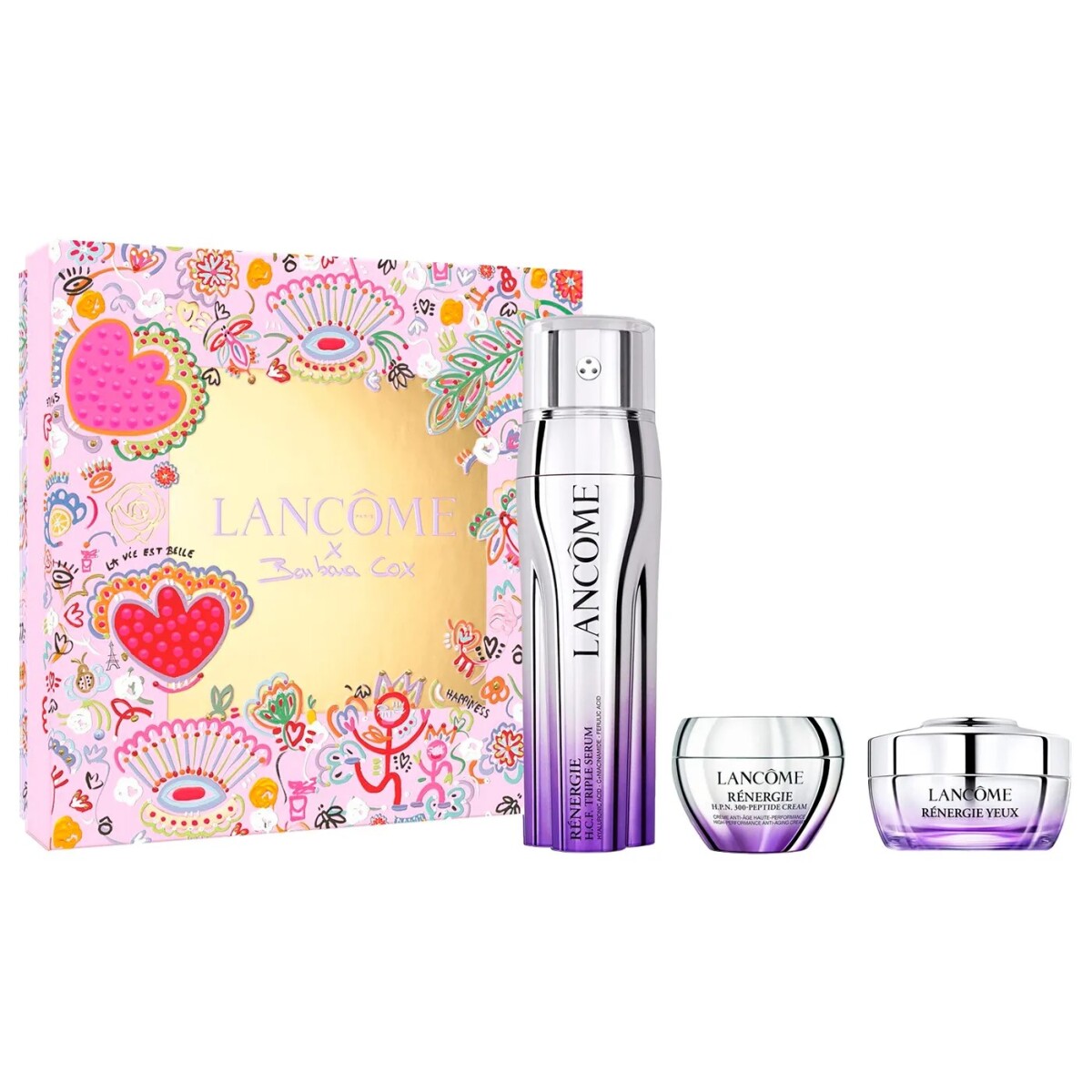 Cofre Rénergie Sérum H.C.F. Triple 50 ml + Crema 15 ml + Contorno Ojos 15 ml - Lancôme 