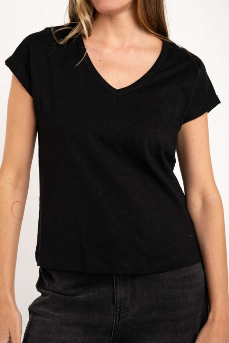 Remera Algod0n Falame - Negro 