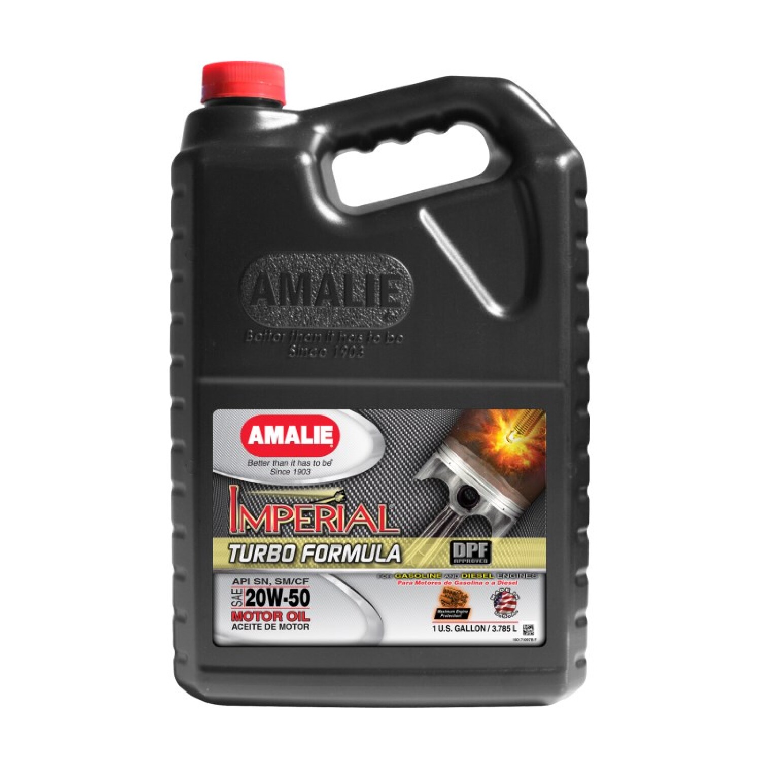 LUBRICANTE ACEITES - 20W50 IMPERIAL TURBO 3.78LTS AMALIE MOTOR OIL