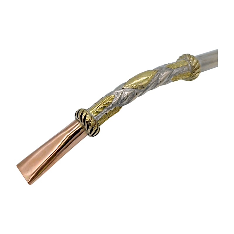 BOMBILLA CRIOLLA PLATA Y ORO 36 - Adulto - Plateado Plateadouniforme