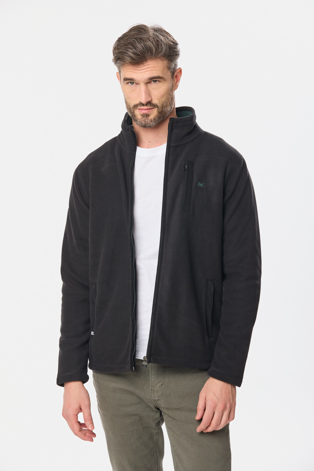 CAMPERA POLAR DE ABRIGO Negro