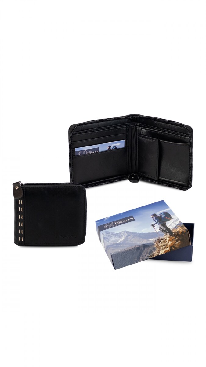 BILLETERA HOMBRE GIOTTO - NEGRO 