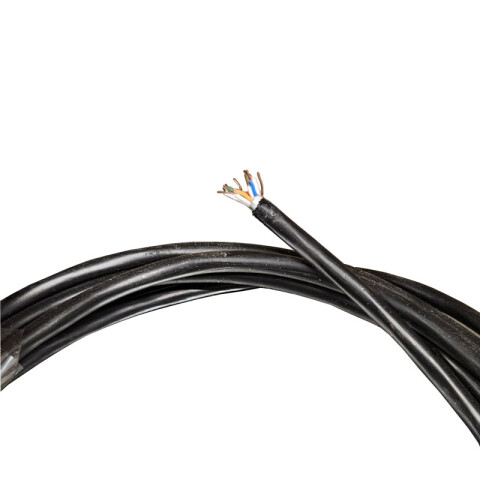 Cable telefónico de 4 pares negro intemperie CB1204N