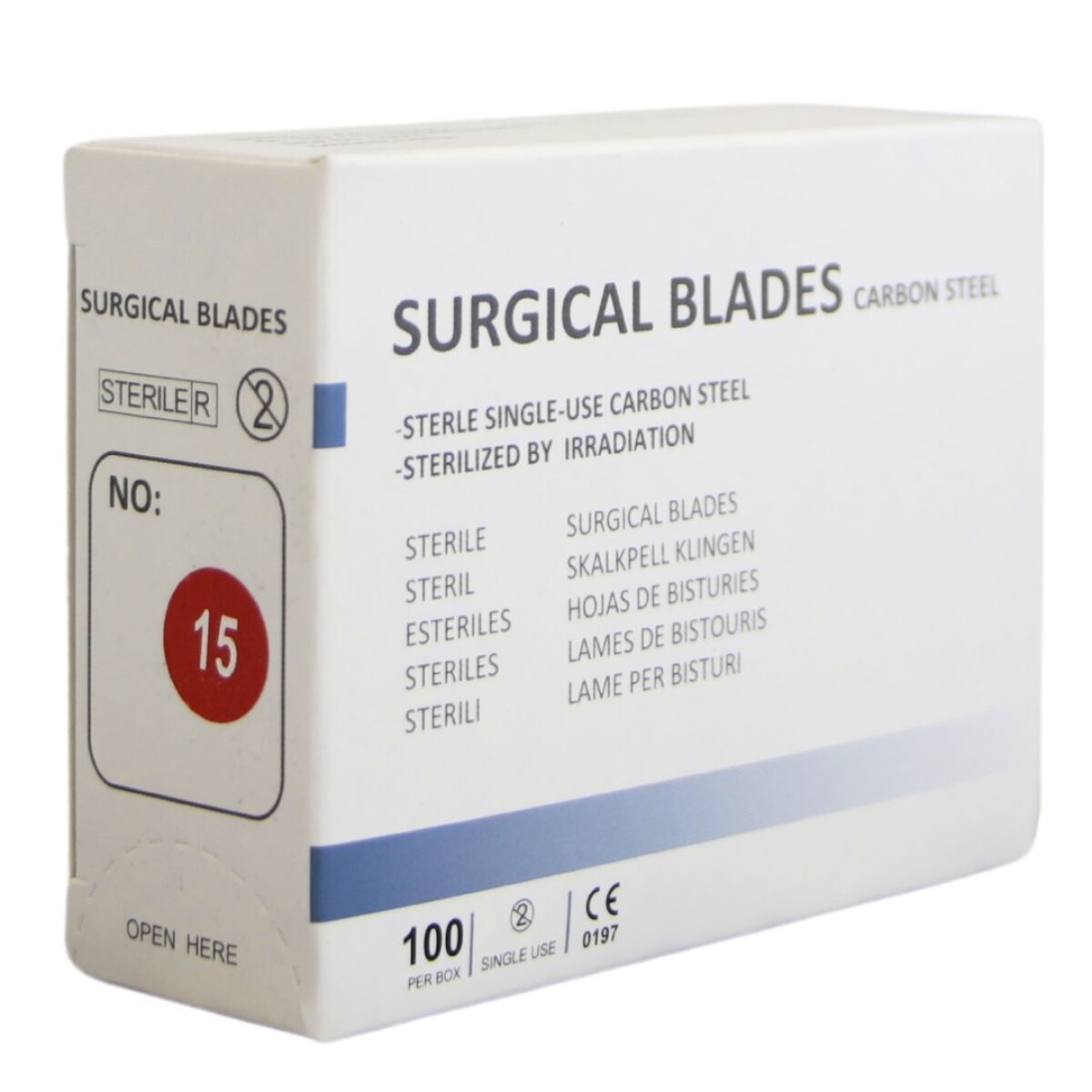 Hojas de bisturí - x unidad - N°15 