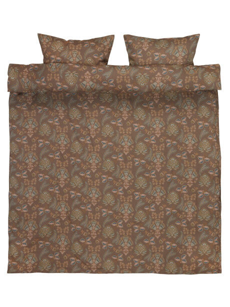 Juego funda nórdica satén MIMMI 240x200 arena osc Juego funda nórdica satén MIMMI 240x200 arena osc