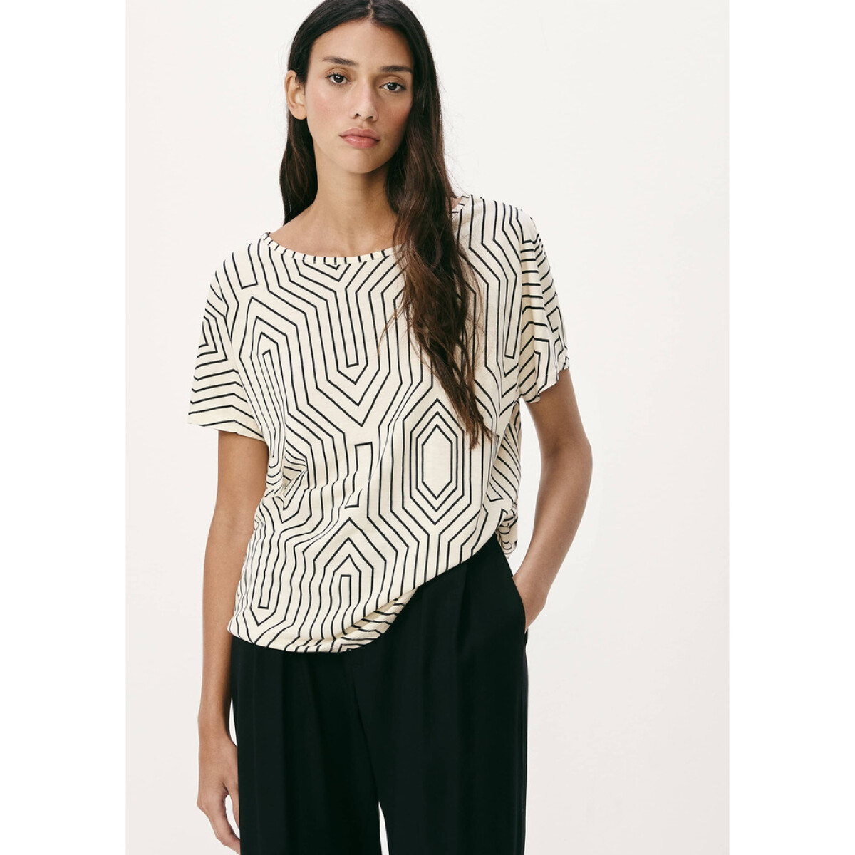 BLUSA MM FEM - BEGE 