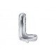 Letra Inflable Plateada L