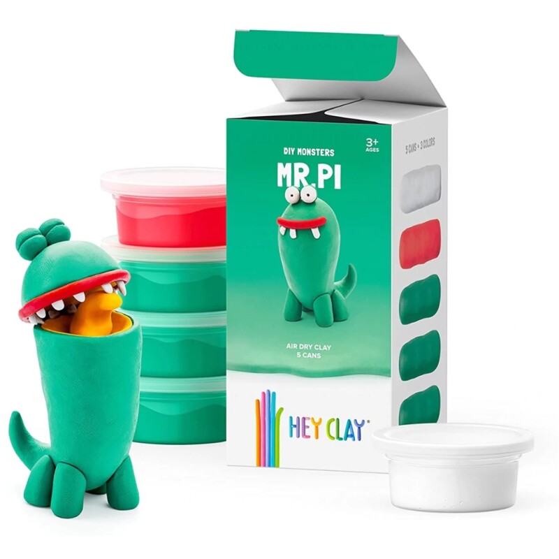 Masa para modelar Mate Big Pi Hey Clay AIR DRY CLAY - HEY CLAY MATE PI