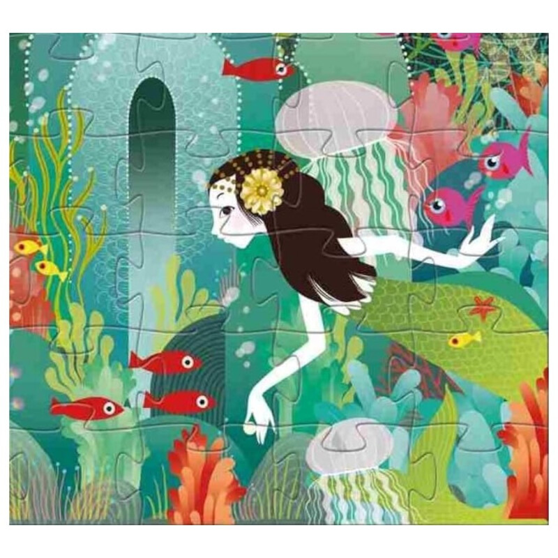 Puzzle Silueta Paraíso Acuático Djeco Puzzle Silueta Paraíso Acuático Djeco