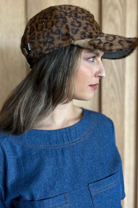 Cap Tini Animal Print Pelo