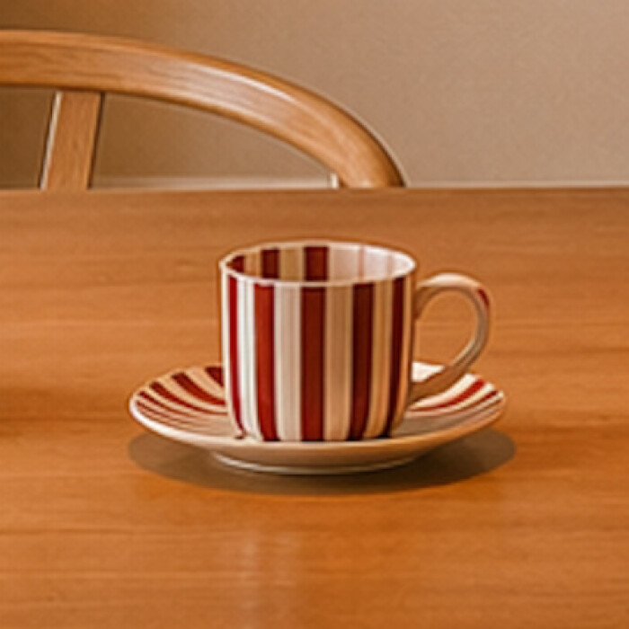 Taza de Cerámica Rayas Taza de Cerámica Rayas