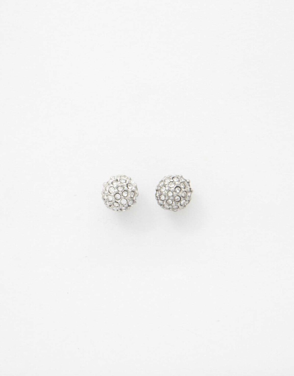 Aros Pasante Strass - Cristal 