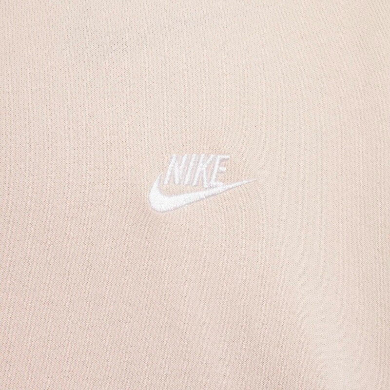 Abrigo Nike Club Ft Oversized de Hombre Blanco