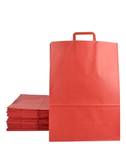 Pack x 50 - bolsa lisa 34x17x48 cm ROJO