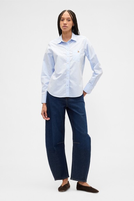 Camisa Brannan Mujer Blue Crystal