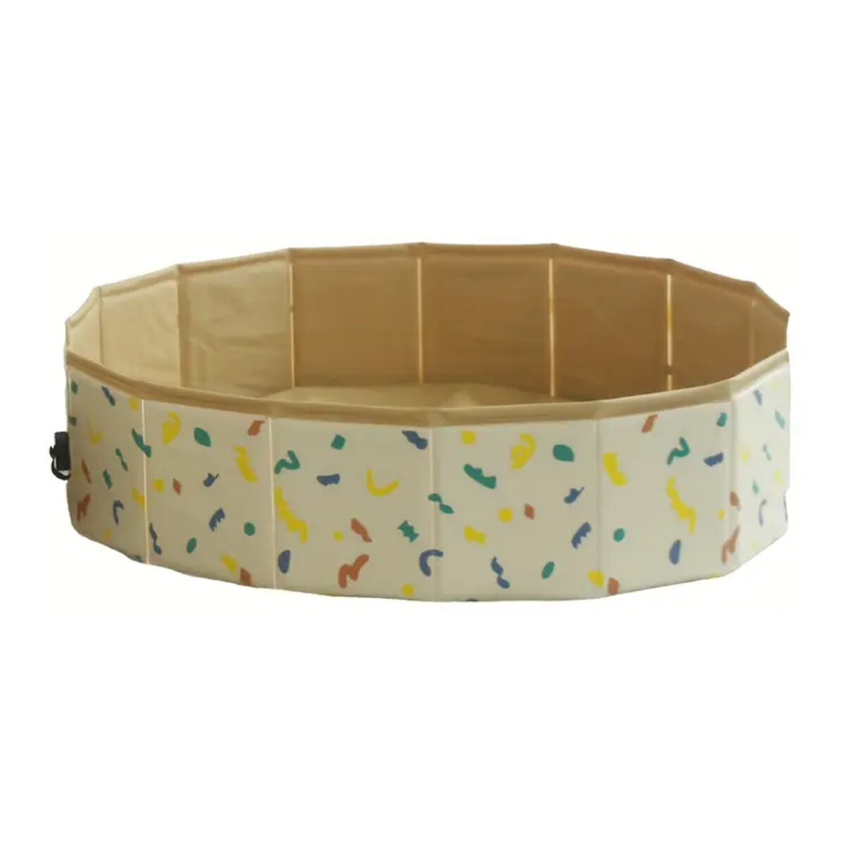 Piscina Plegable P/Mascota 100x20cm PVC Fácil de Guardar - Beige 
