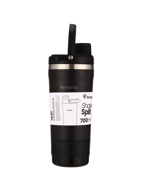 Botella Térmica Shaker Split 700 ml Negro