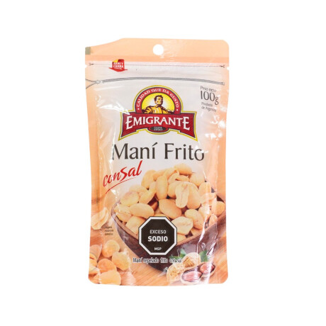MANI EMIGRANTE REP FRITO C/SAL D/P 70G MANI EMIGRANTE REP FRITO C/SAL D/P 70G