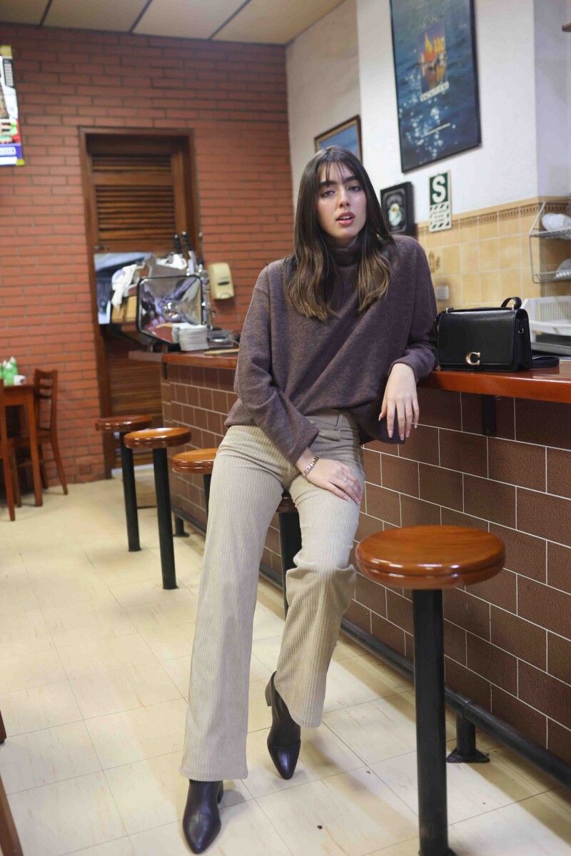 SWEATER HELSA MARRON
