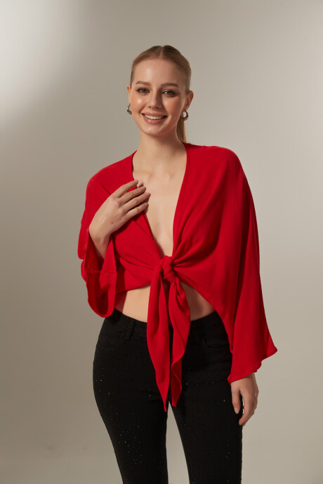 Blusa Truman Rojo Coral