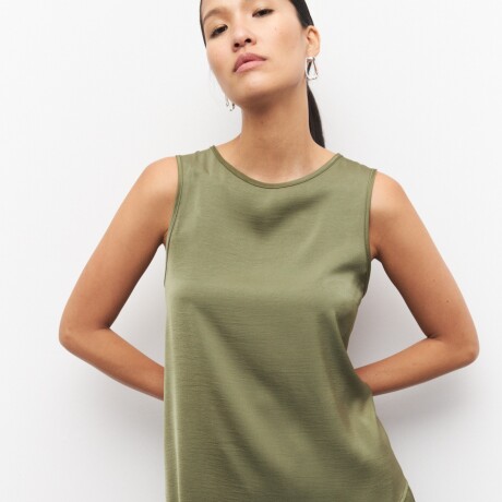 TOP HARLOW Verde Musgo