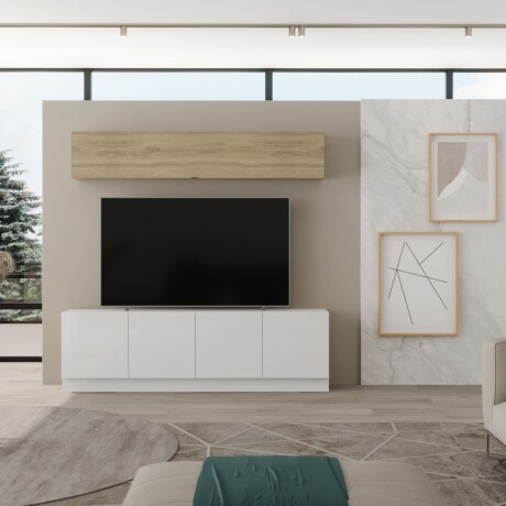 Rack Minimalista 4P Blanco 001
