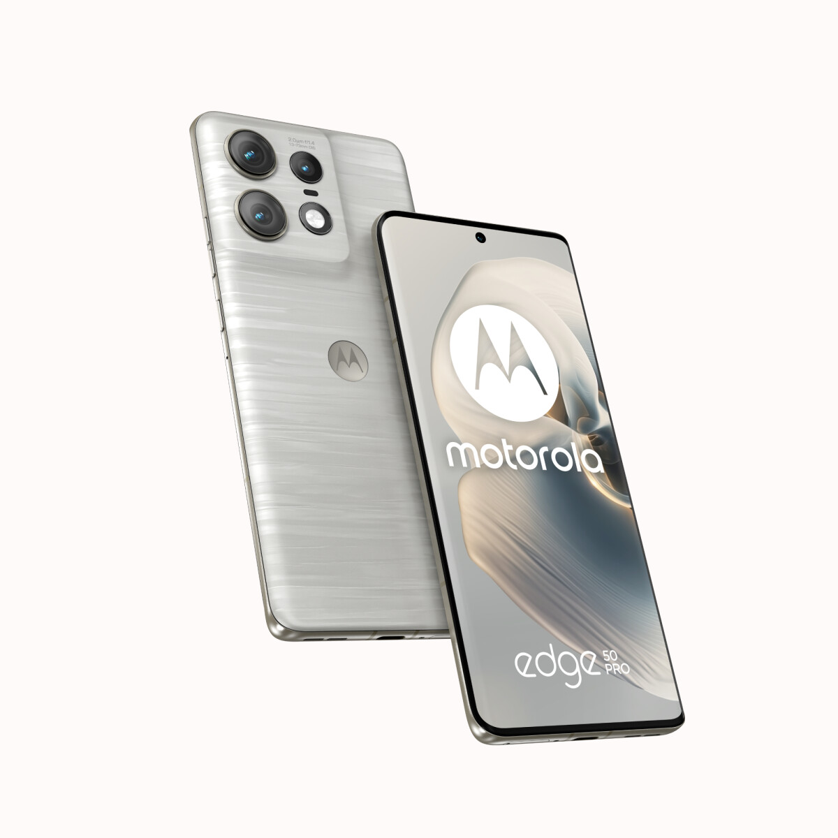 Celular Motorola Edge 50 Pro 12GB 512GB (5G) DS - Marble Blanco 