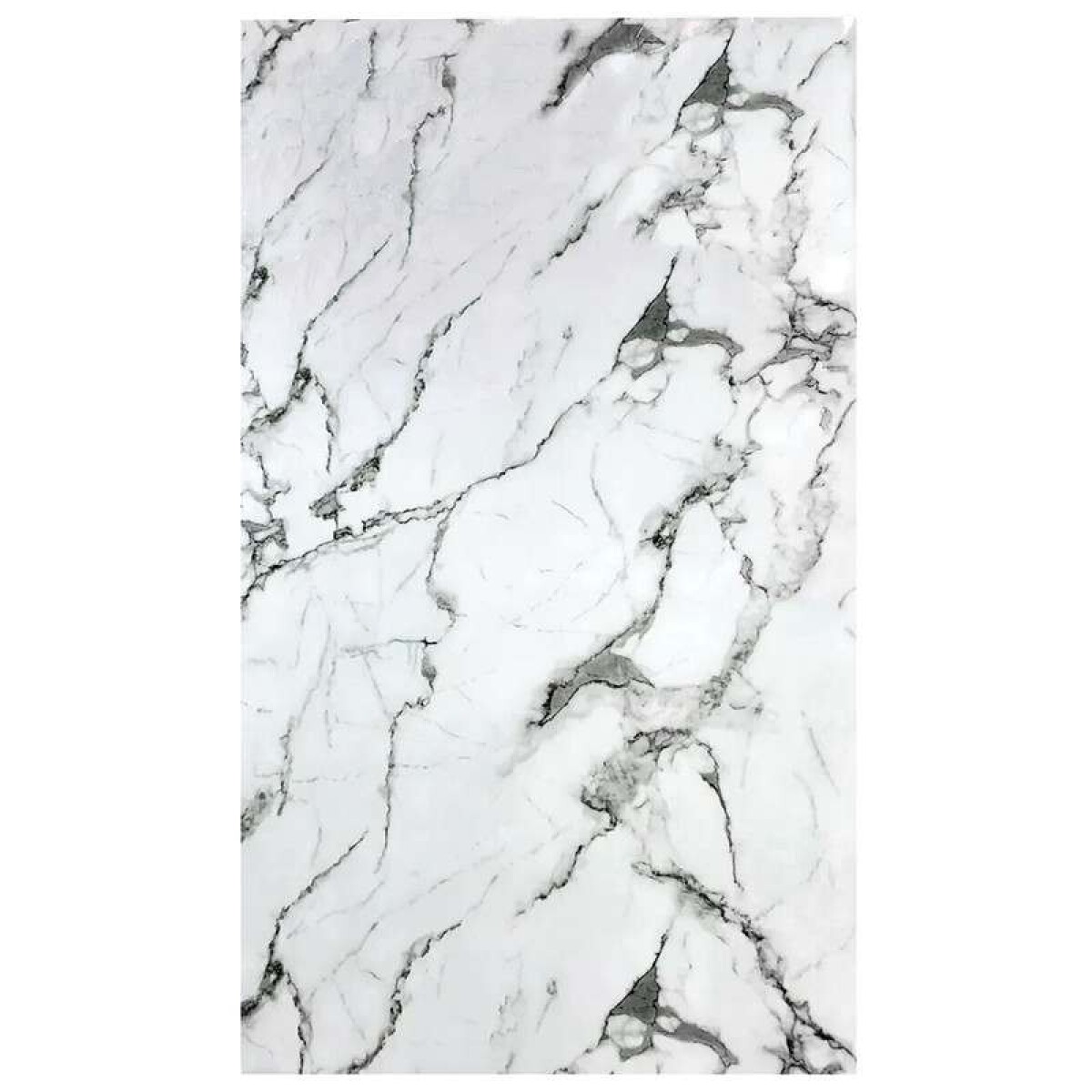 Placa PVC Símil Mármol 2,44 x 1,22 m - Diseño Mármol Blanco Gris 