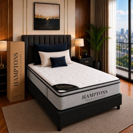 Sommier Plaza Y Media HAMPTONS Ruthenium Negro