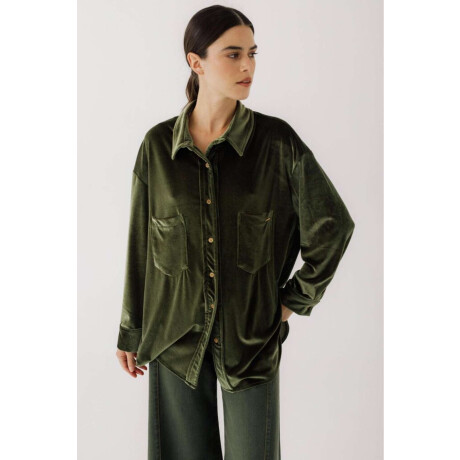 Camisa Bimba Velvet Verde
