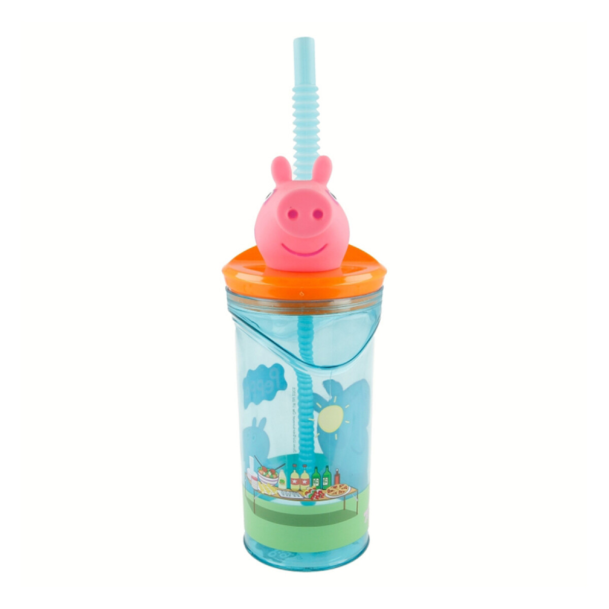 Vaso Alto con Forma 3D Peppa Pig 18 cm 360ml 