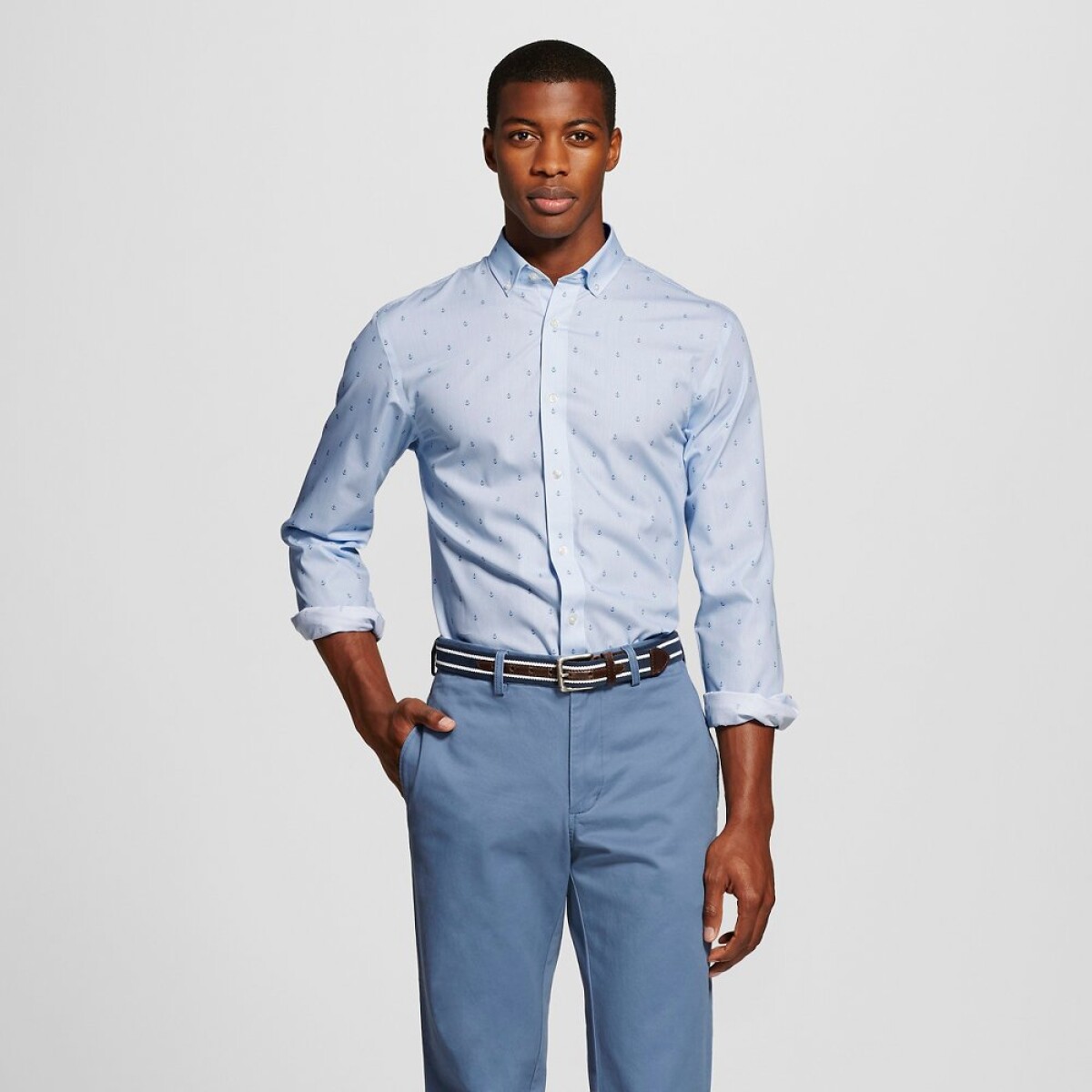 Camisa Náutica - Azul 