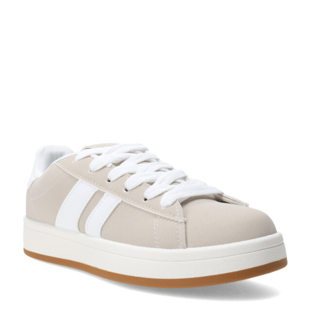 Championes Unisex Push MAXER ancho acordonado Beige