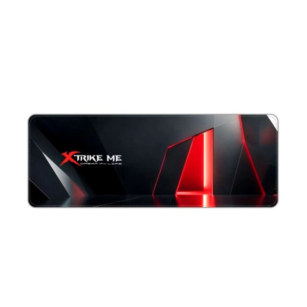 Mouse Pad Gamer Antideslisante Grande XL 75 X 28 Xtrike Me Color Negro Rojo