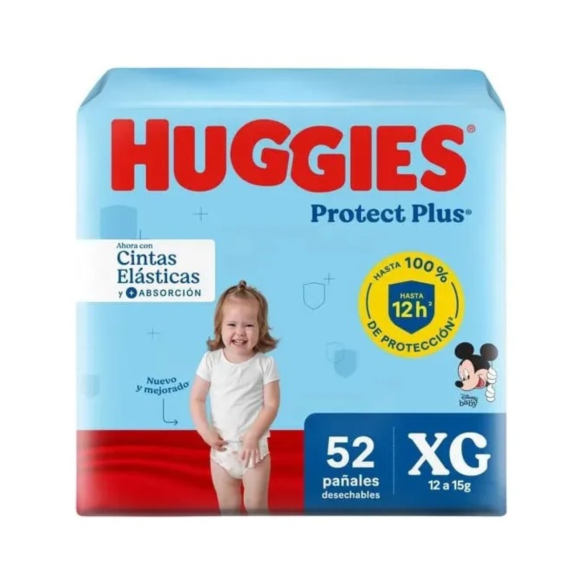 HUGGIES PROTECT PLUS TALLE XG X 52 