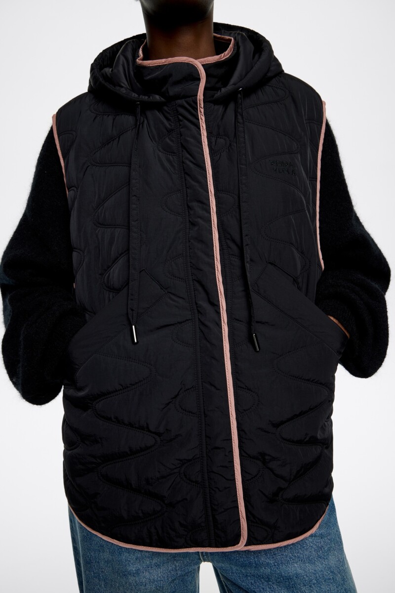 CHALECO ACOLCHADO Negro