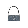 MARC JACOBS -THE QUILTED DENIM SNAPSHOT CONVERTIBLE SHOULDER BAG Azul