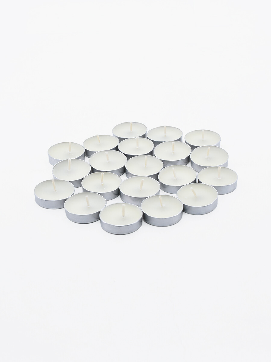 VELAS TEALIGHTS SET X 20 - BLANCO 