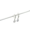 Caravanas Colgantes-Plata 925- Piedra Zirconia-CA3075 Conpiedra