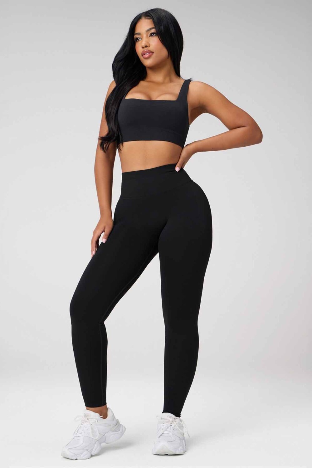 Bra Deportivo Sleek Seamless Low Impact Mujer Black